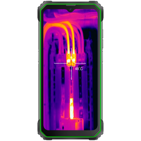 Blackview Rugged BL8800 Dual 5G Pro 6.58" FHD+IPS 1080x2408 8GB/128GB, MT6833V Octa-core 2.2GHz, 16MP Front/5MP+50MP Back Camera FLIR thermal camera Battery 8380mAh Type-C Android 11 Fingerprint Dual SIM NFC NO Charger MIL-STD-810H Green|BL8800_PRO-GE_EU