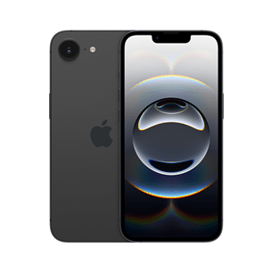 Apple iPhone 16e, 128 GB, juodas - Išmanusis telefonas, MD1Q4HX/A