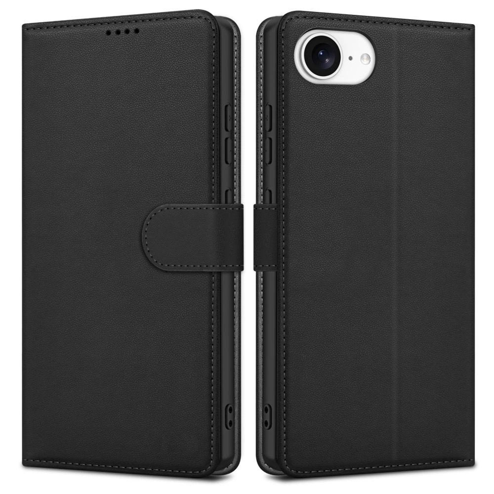 Dėklas Fancy Wallet Samsung A556 A55 5G juodas