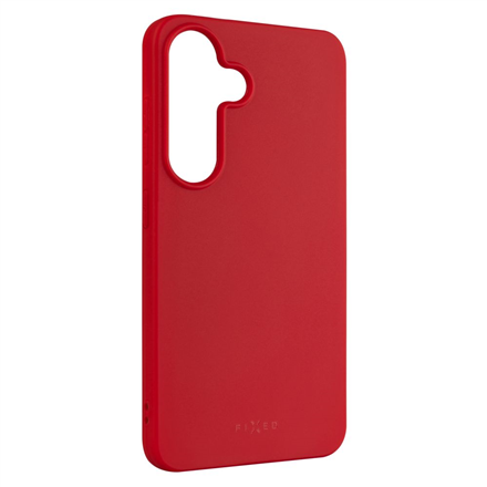Dėkliukas Fixed  Story  Back Cover  Samsung  Galaxy S25  Rubber  Red