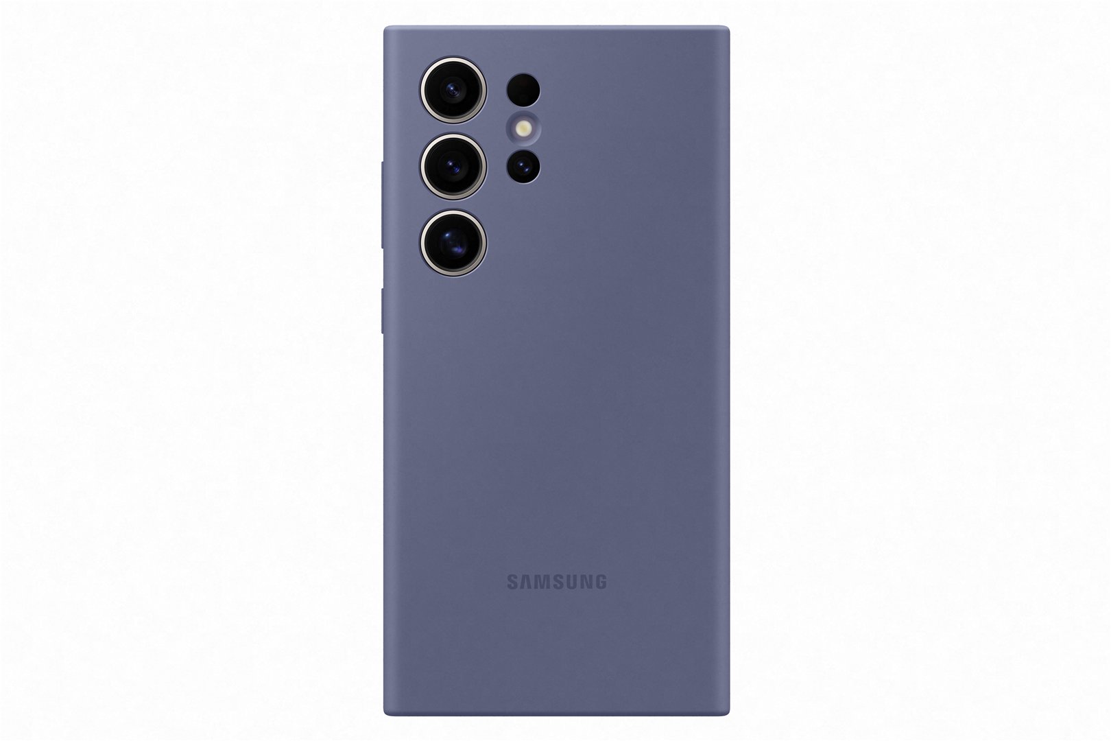 Dėkliukas SAMSUNG Galaxy S24 Ultra, nugarėlė, silikoninis, Violet