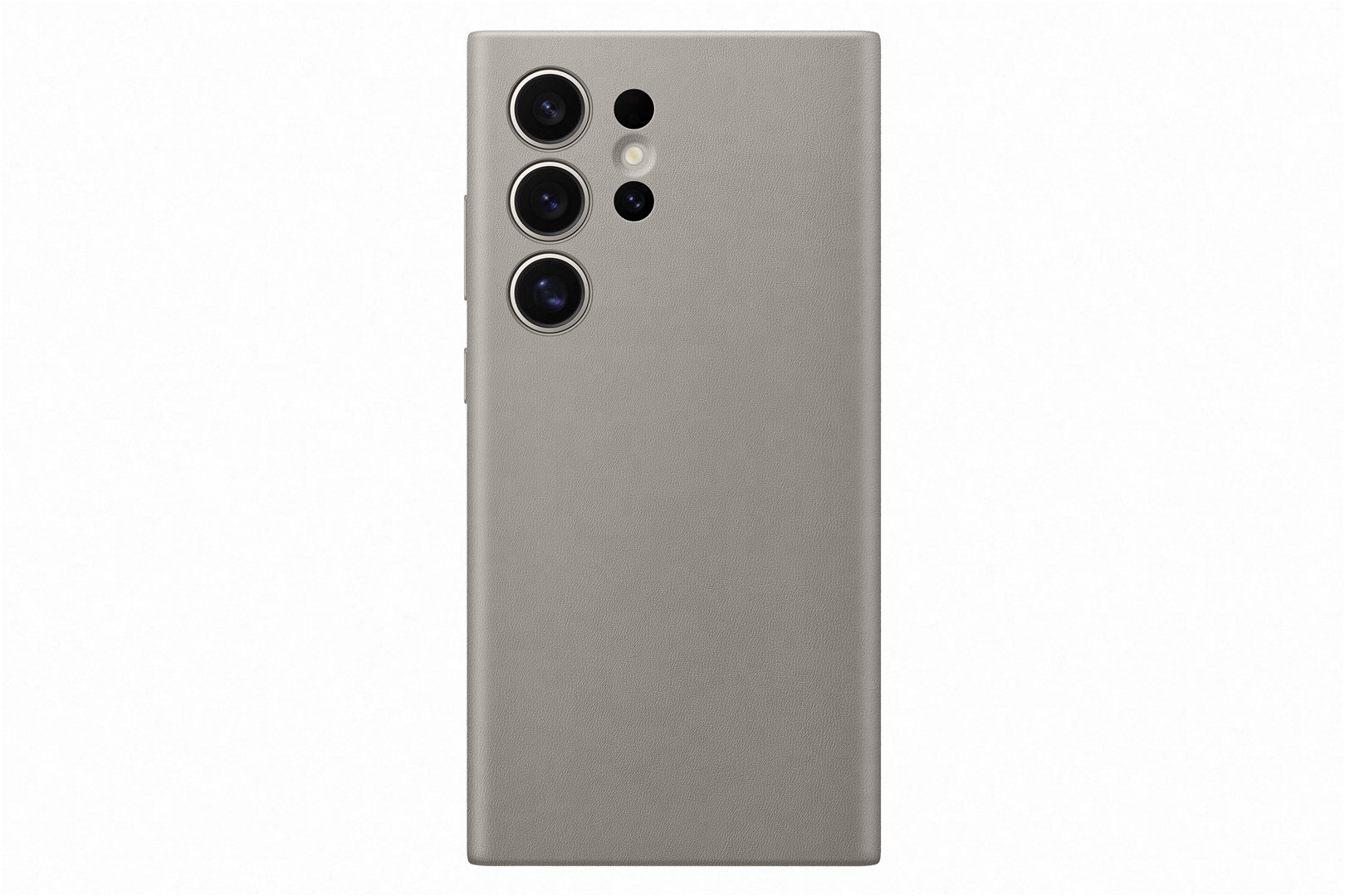 Dėkliukas SAMSUNG Galaxy S24 Ultra, nugarėlė, odinė, Taupe