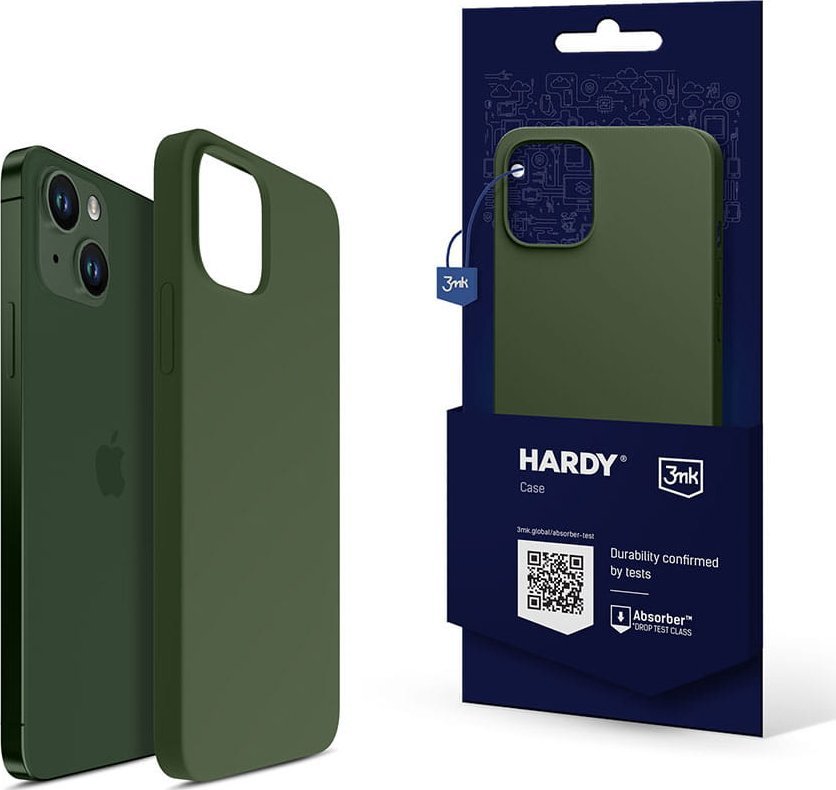 3MK Etui Hardy Silicone MagCase Alpine Green Apple iPhone 15 Plus
