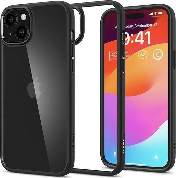 Spigen Spigen Ultra Hybrid iPhone 15 6.1" black/matte black ACS06799