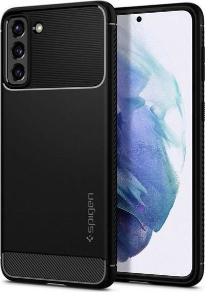 Spigen Spigen Rugged Armor Samsung G991 S21 black/black matte ACS02421