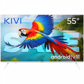 55', UHD, Android TV 11, White, 3840x2160, 60 Hz, Sound 2x12W, 83 kWh/1000h , BT5.1, HDMI ports 4