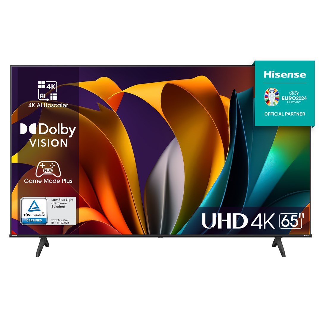 Hisense 65A6N televizorius 165,1 cm (65") 4K Ultra HD Smart TV „Wi-Fi“ Juoda 300 cd/m²