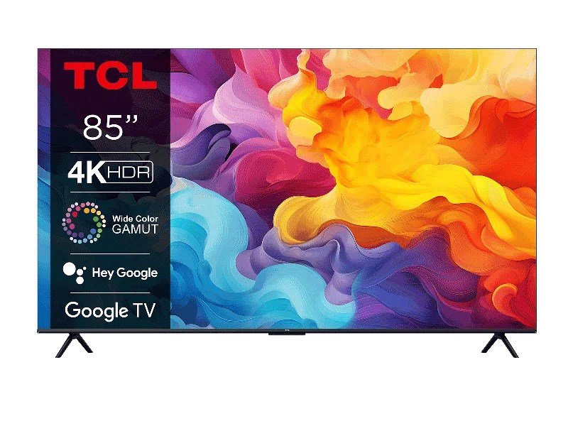 TCL 85V6B televizorius 2,16 m (85") 4K Ultra HD Smart TV Wi-Fi Juoda