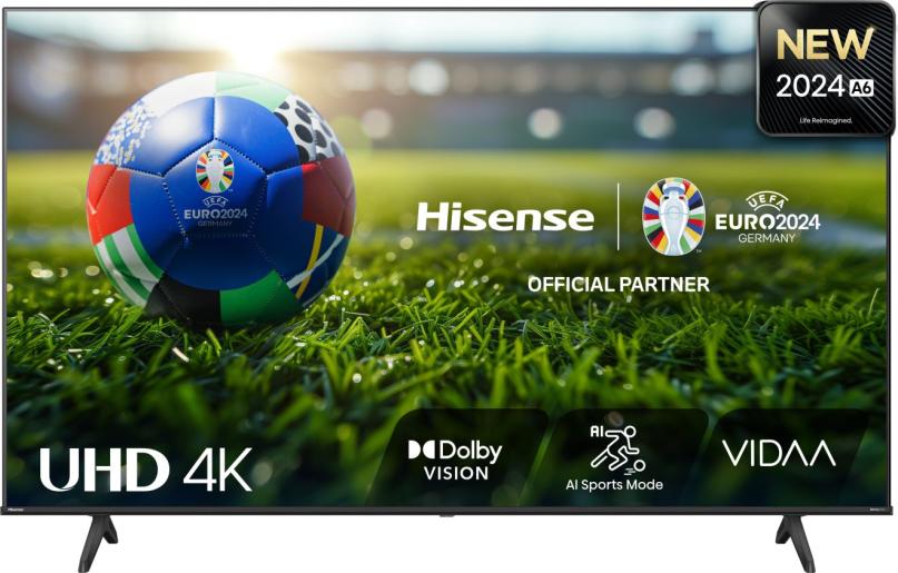 Hisense UHD Smart TV | 85A6N | 85" | Smart TV | VIDAA OS | UHD | Black