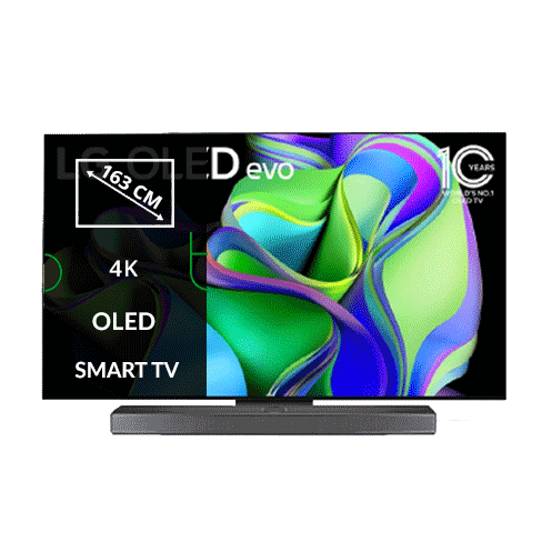 65" OLED 4K UHD evo C3 2023 OLED65C31LA išmanusis televizorius