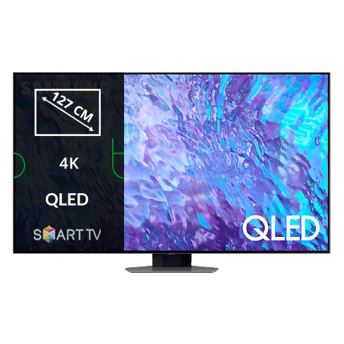 50" QLED Q80C 4K UHD QE50Q80CATXXH išmanusis televizorius