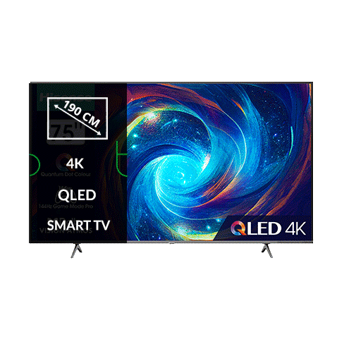 75" QLED 75E7KQ Pro išmanusis televizorius