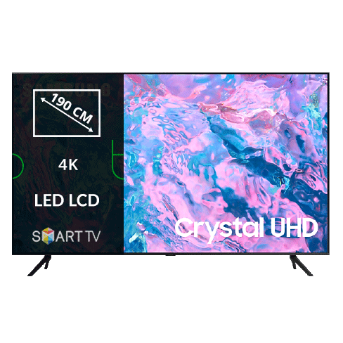 75" Crystal 4K UHD UE75CU7172UXXH išmanusis televizorius