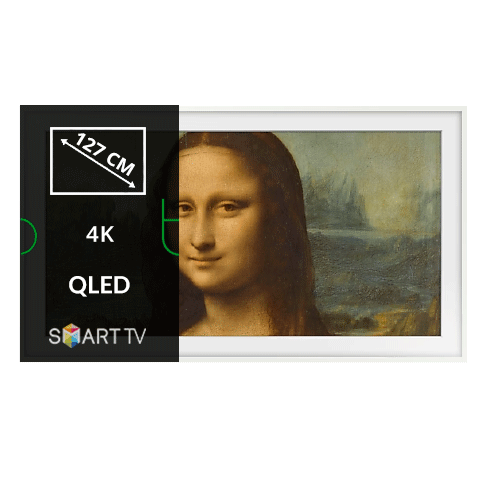 50" The Frame QLED 4K UHD QE50LS03BGUXXH išmanusis televizorius