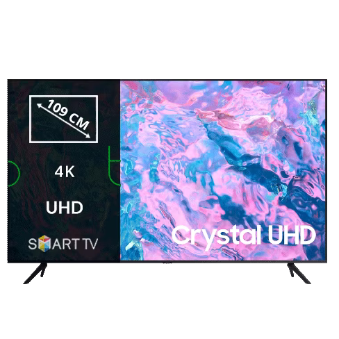 43" Crystal 4K UHD UE43CU7172UXXH išmanusis televizorius (Atidaryta pakuotė)