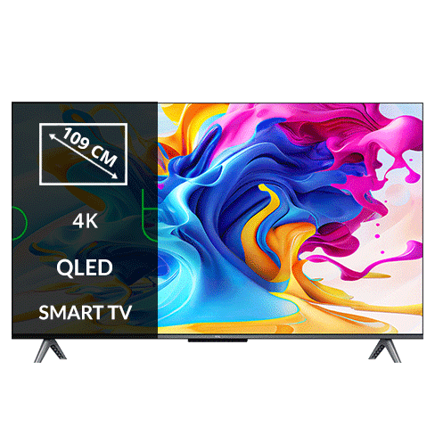 43" 4K UHD QLED 43C645 išmanusis televizorius