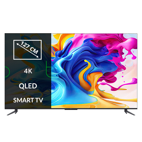 50" 4K UHD QLED 50C645 išmanusis televizorius