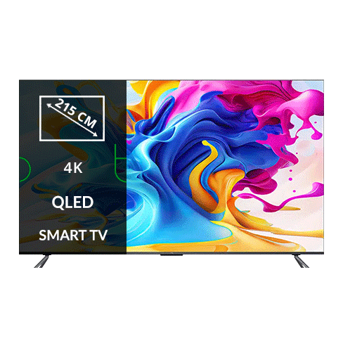 85" 4K UHD QLED 85C645 išmanusis televizorius