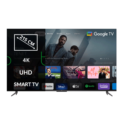 85" LED 4K UHD 85P735 išmanusis televizorius