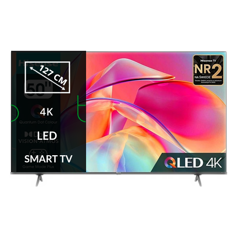 50" QLED 4K 50E7KQ išmanusis televizorius