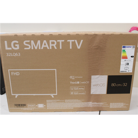 Televizorius  LG  32LQ63806LC  32" (81 cm)  Smart TV  WebOS  FHD  White  DEMO