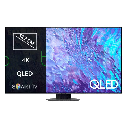50" QLED Q80C 4K UHD QE50Q80CATXXH išmanusis televizorius (Atidaryta pakuotė)