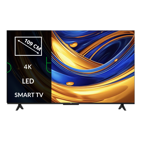 43" LED 4K 43P655 išmanusis televizorius