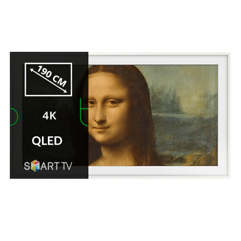 75" The Frame QLED 4K UHD QE75LS03BGUXXH išmanusis televizorius