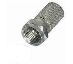 TV antenu priedai F jungtis 6.6mm, kabelinė