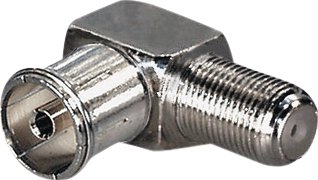 TV antenu priedai perėjimas F lizdas - TV lizdas kampu