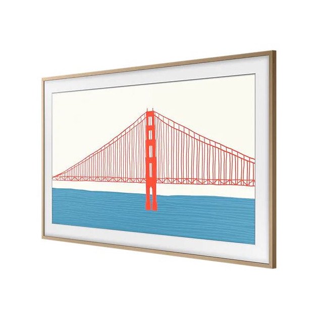 TV rėmas SAMSUNG Frame 50" televizoriui, šviesus rudas / VG-SCFA50TKBXC
