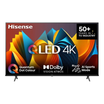 Hisense QLED Smart TV  43E7NQ  43"  Smart TV  VIDAA OS  UHD  Black