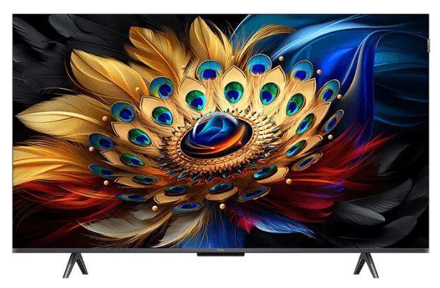 TV SetTCL50"4K/SmartQLED3840x2160Wireless LANBluetoothGoogle TVBlack50C655