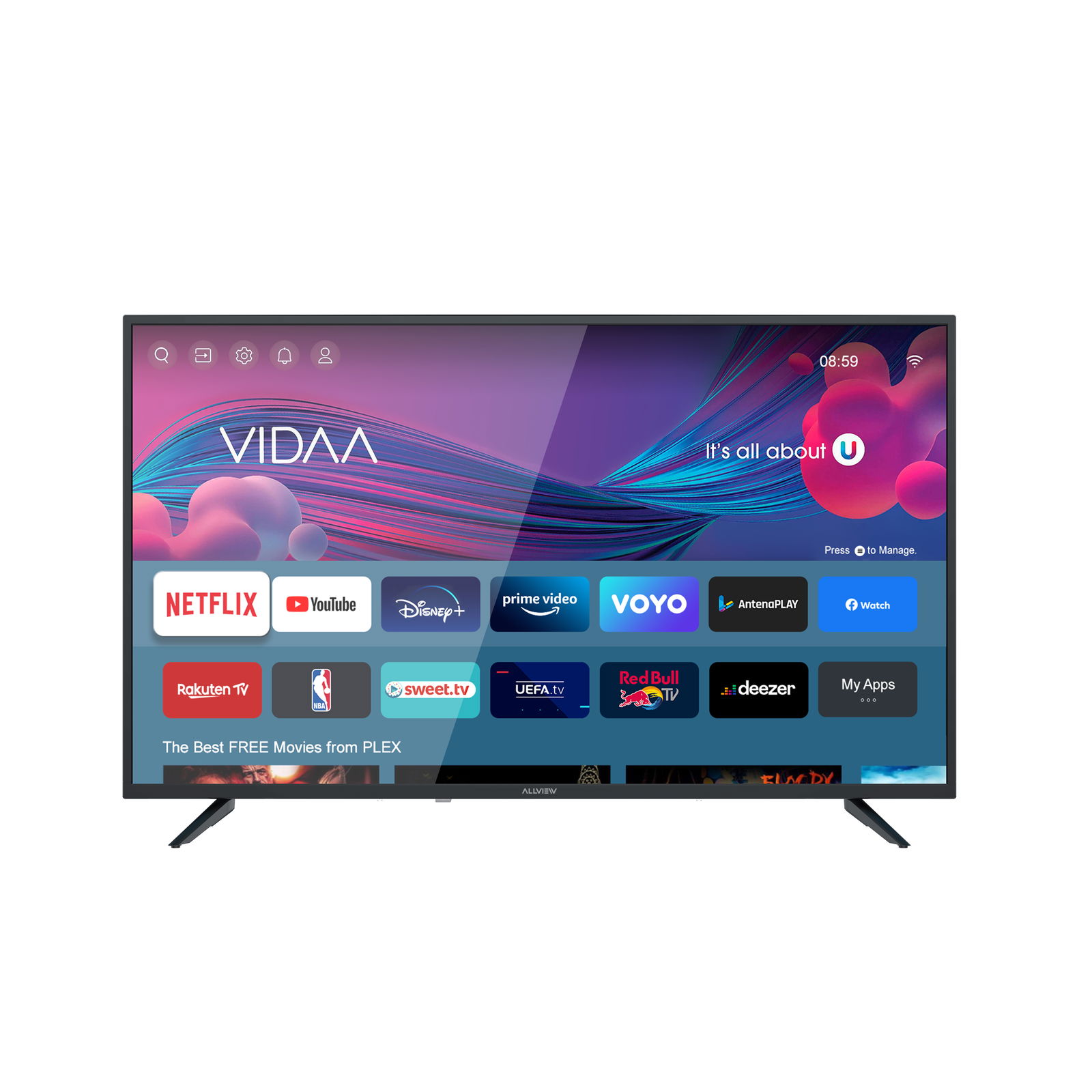 Televizorius Allview 43iPlay6000-F, 4K Full HD Smart, 43"