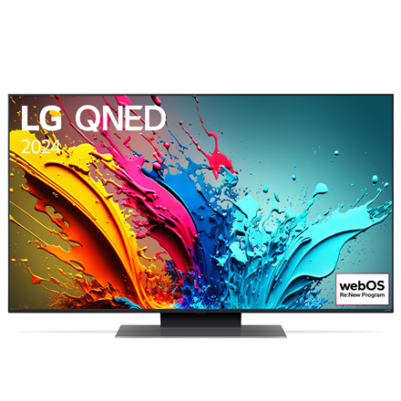 Televizorius  LG QNED TV  50QNED87T3B  50  Smart TV  webOS 24  4K UHD  Black