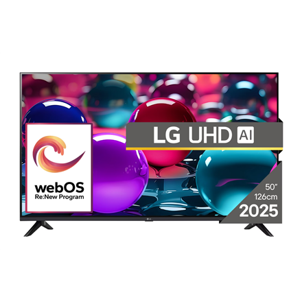 Televizorius  LG 50UA73003LA  50  Smart TV  webOS 25  UHD