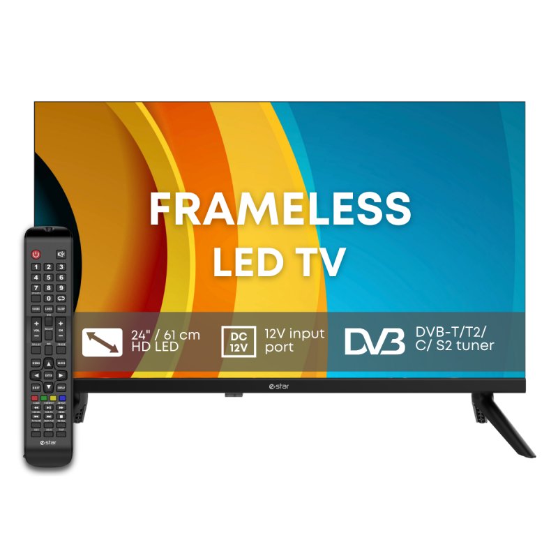 Televizorius eSTAR 24" LEDTV24R2T2