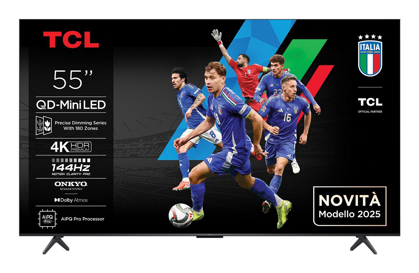 TCL Q6C 55Q6C televizorius 139,7 cm (55") 4K Ultra HD Smart TV „Wi-Fi“ Metalinis