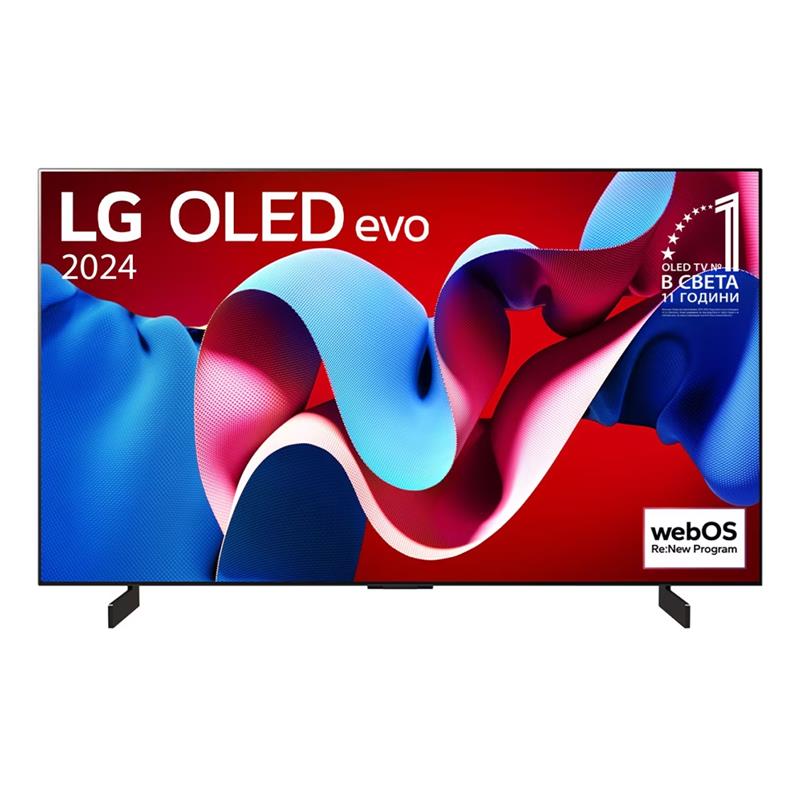 LG C4, 42'', 4K UHD, OLED, pilkas - Televizorius, OLED42C42LA.AEU