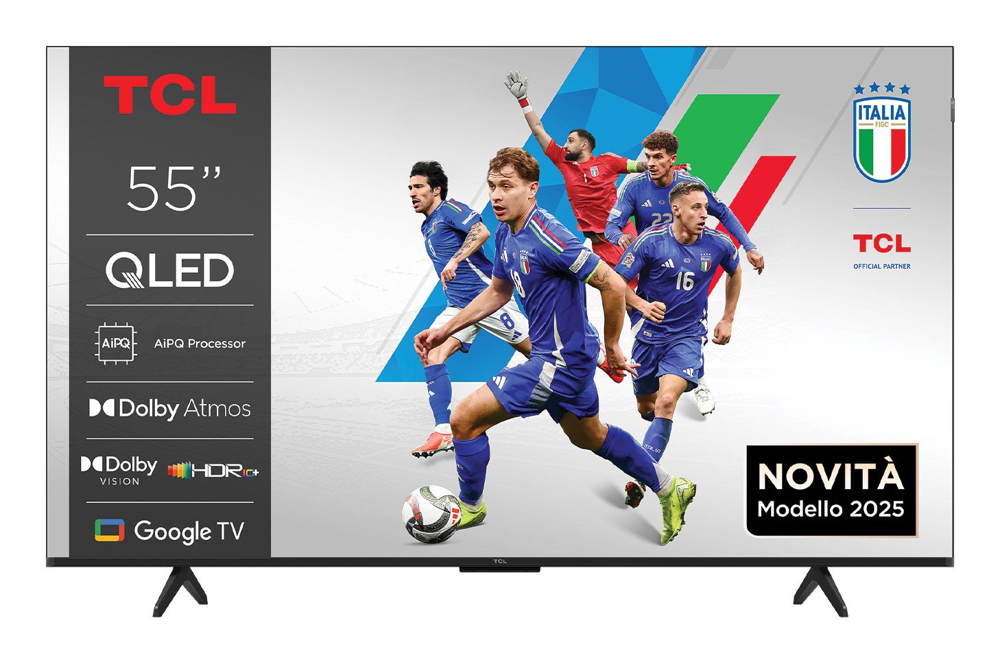 TCL P79K 55P79K televizorius 139,7 cm (55") 4K Ultra HD Smart TV „Wi-Fi“ Metalinis 430 cd/m²