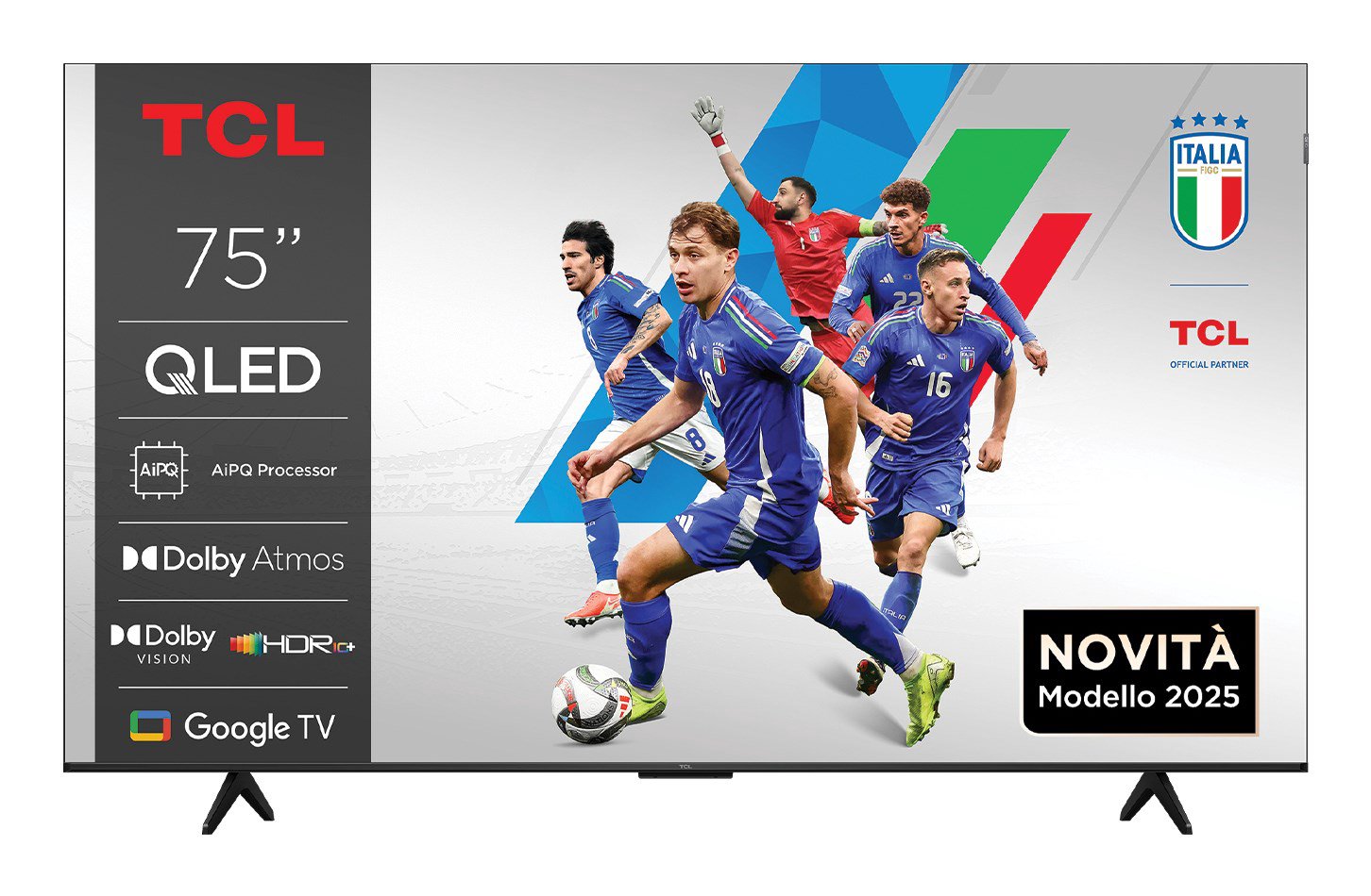 TCL P79K 75P79K televizorius 190,5 cm (75") 4K Ultra HD Smart TV „Wi-Fi“ Metalinis 450 cd/m²