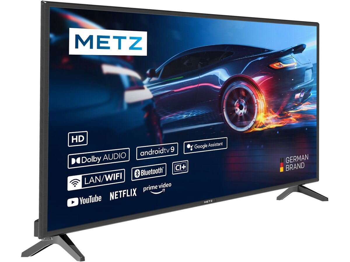 Metz 24MTC6000Z televizorius 61 cm (24") HD Ready Smart TV Wi-Fi Juoda
