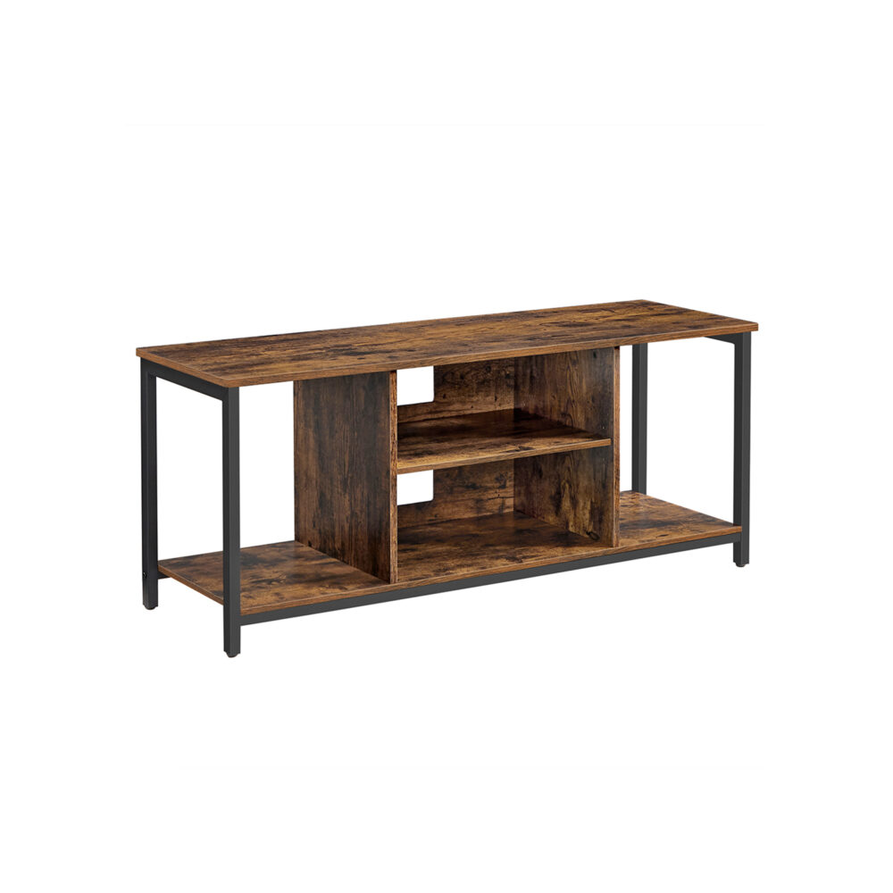 TV staliukas | Atviros lentynos | 40 x 120 cm | Sendinta "rustic" ruda