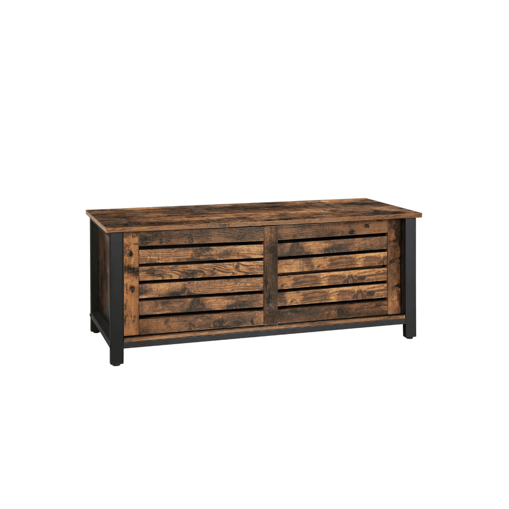 Industrinio "rustic" stiliaus TV staliukas 48 colių ekranui | 40 x 100 cm