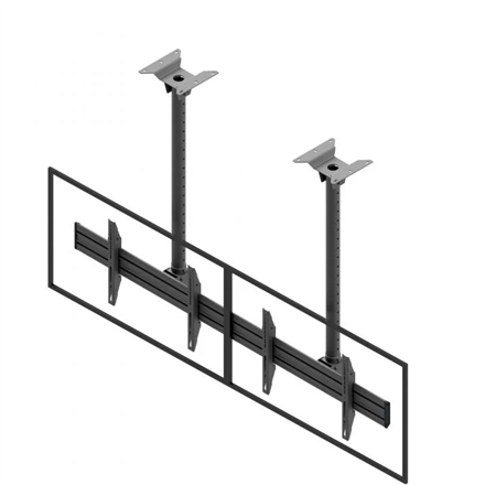 Laikiklis EDBAK  Ceiling mount  MBV2155-L  50-57 "  Maximum weight (capacity) 140 kg  Black