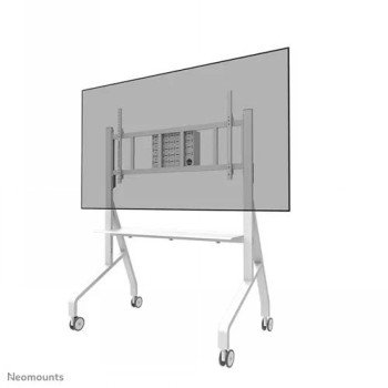 NEOMOUNTS MOVE GO XL MOBILE FLOOR STAND (FAST INSTALL, HEIGHT ADJUSTABLE), WHITE