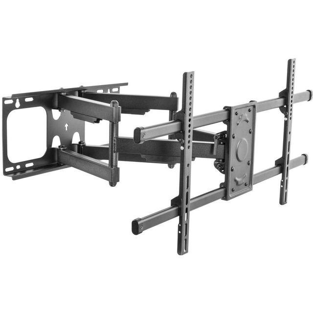 Laikiklis DELTACO OFFICE 37"-75", max 75kg, pilno judesio, 3 krypčių sieninis, juodas ARM-0260