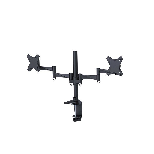 NEWSTAR FLAT SCREEN DESK MOUNT (CLAMP/GROMMET) 10-27"  BLACK