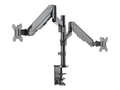 MANHATTAN Universal Gas Spring Dual Monitor Mount two Gas-Spring Jointed Arms Supports two 17-32"