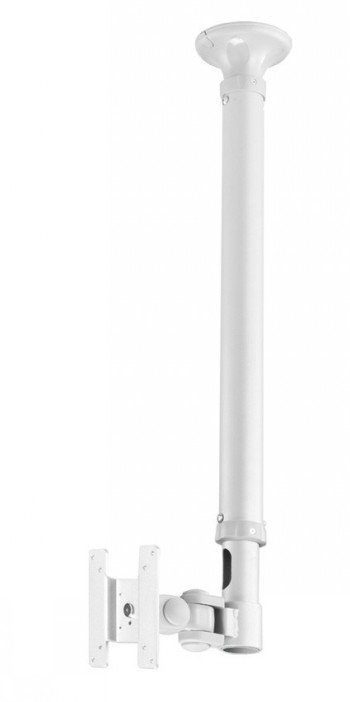 NEWSTAR FLAT SCREEN CEILING MOUNT (HEIGHT: 79-129 CM) 10-30" WHITE